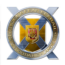Digital Rendering of Nova Scotia Highlanders Crest by Shawn M. Kent