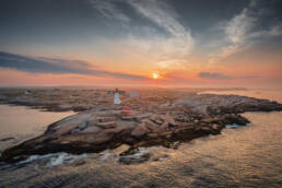 Aerial View of Peggy's Cove by Shawn M. Kent