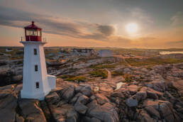 Peggy's Cove Lighthouse by Shawn M. Kent