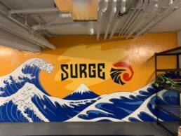 Surge MMA Mural by Shawn M. Kent and Family